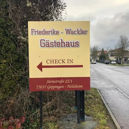 Friederike Wackler Gaestehaus Aparthotel Goeppingen