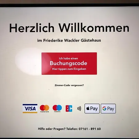 Friederike Wackler Gaestehaus 2* Goeppingen